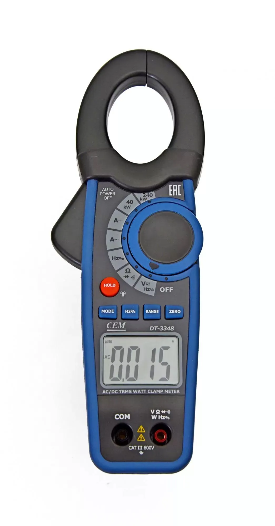 Цифровые токоизмерительные мини клещи CEM DT-3348, Ваттметр